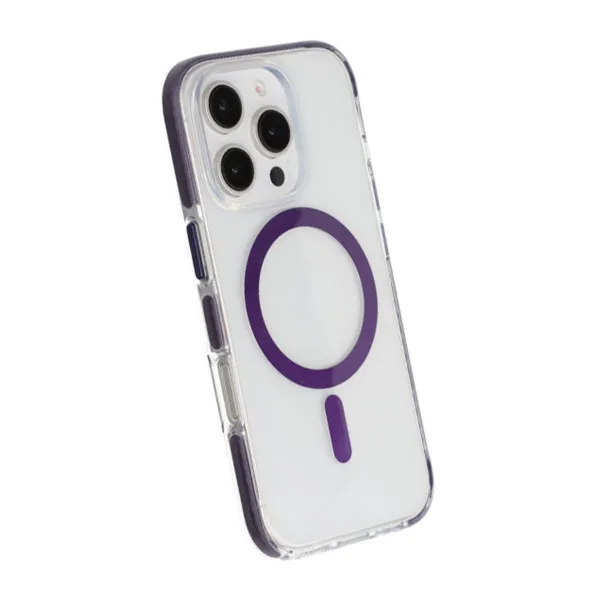 iPhone 16 Pro Max Mobilskal Magnet Dubbelskydd - Lila - Bild 5
