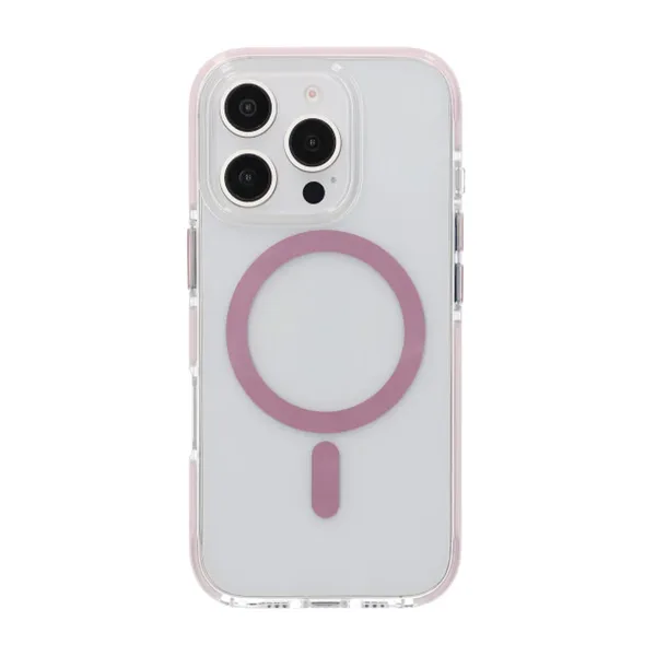 iPhone 16 Pro Max Mobilskal Magnet Dubbelskydd - Rosa - Bild 3
