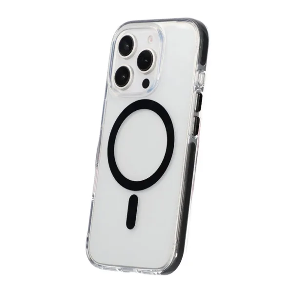 iPhone 16 Pro Max Mobilskal Magnet Dubbelskydd - Svart - Bild 3