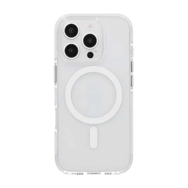 iPhone 16 Pro Max Mobilskal Magnet Dubbelskydd - Vit - Bild 3