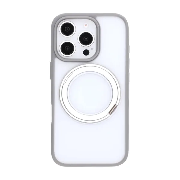 iPhone 16 Pro Max Mobilskal med Magsafe Stativ - Grå - Bild 3