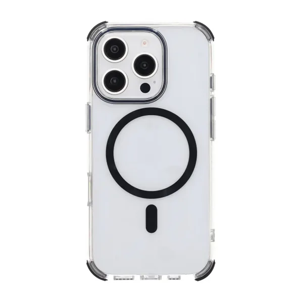iPhone 16 Pro Max Rvelon Mobilskal Magnet med Kantskydd - Svart - Bild 3