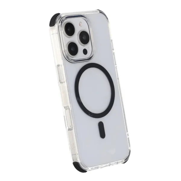 iPhone 16 Pro Max Rvelon Mobilskal Magnet med Kantskydd - Svart - Bild 4