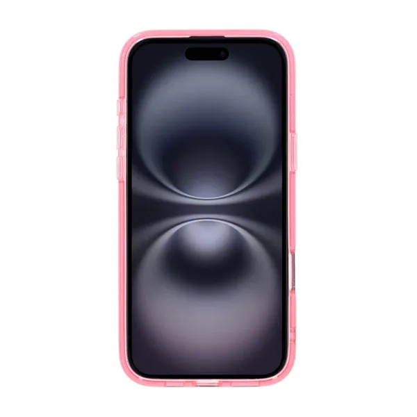 iPhone 16 Pro Max Rvelon Mobilskal TPU med MagSafe - Glitter Rosa - Bild 2