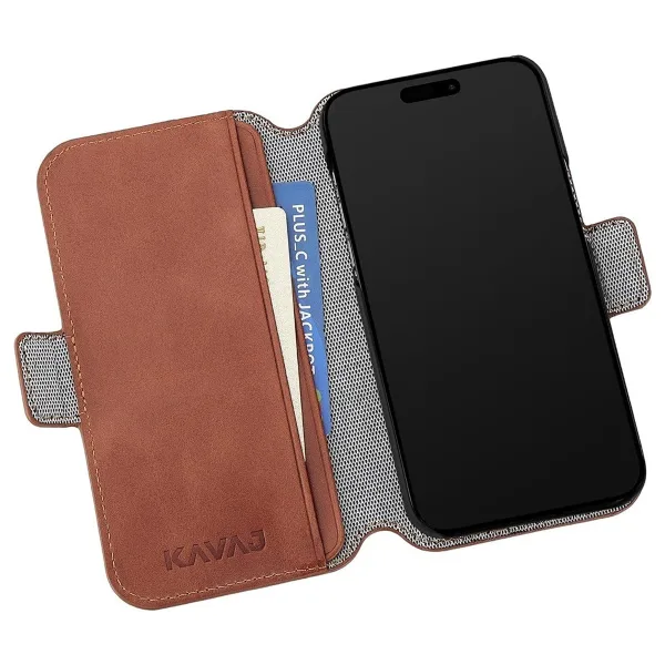 KAVAJ iPhone 15 Fodral Phoenix Brun - Bild 3