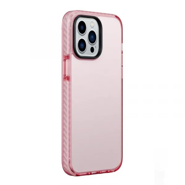 Phone 15 Pro Stöttåligt TPU Mobilskal - Rosa - Bild 3