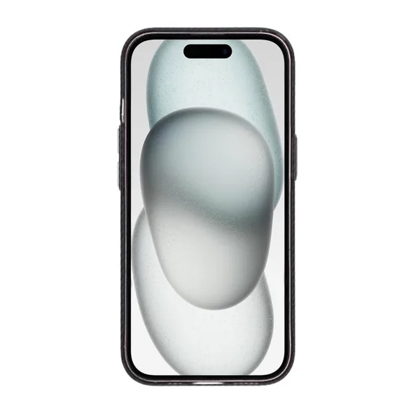 iPhone 15 Mobilskal Carbonmönstrad - Svart - Bild 2