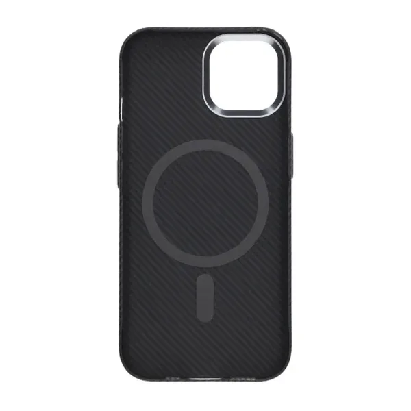 iPhone 15 Mobilskal Carbonmönstrad - Svart - Bild 5
