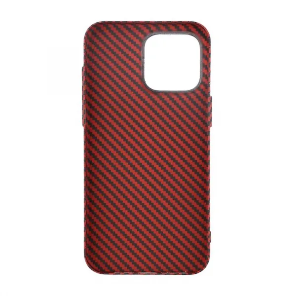 iPhone 15 Pro Max Mobilskal i Kolfiber - Röd - Bild 4