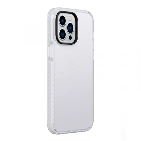 iPhone 15 Pro Stöttåligt TPU Mobilskal - Vit - Bild 3