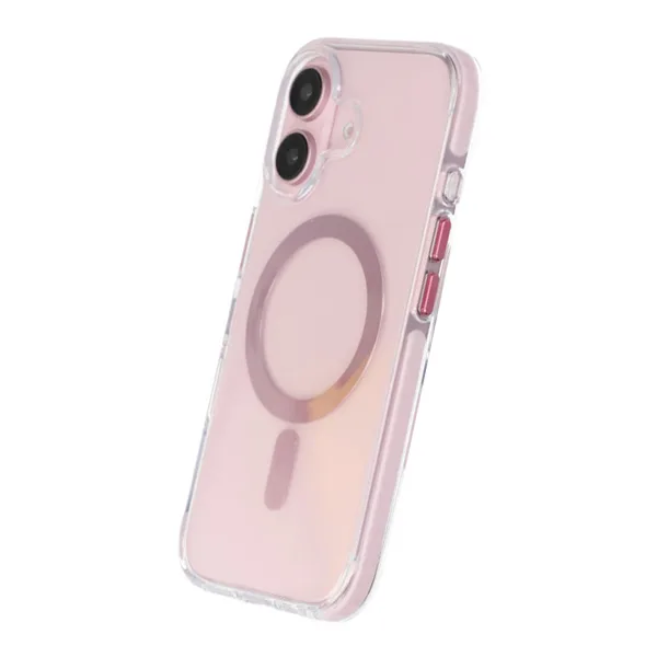 iPhone 16 Mobilskal Magnet Dubbelskydd - Rosa - Bild 5