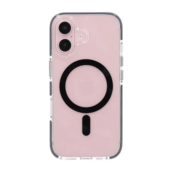 iPhone 16 Mobilskal Magnet Dubbelskydd - Svart - Bild 3