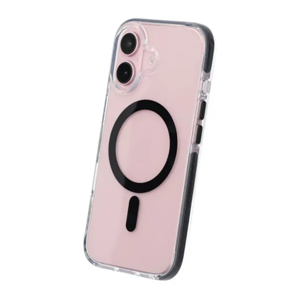 iPhone 16 Mobilskal Magnet Dubbelskydd - Svart - Bild 4