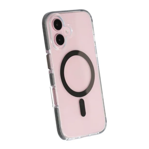 iPhone 16 Plus Mobilskal Magnet Dubbelskydd - Grå - Bild 4