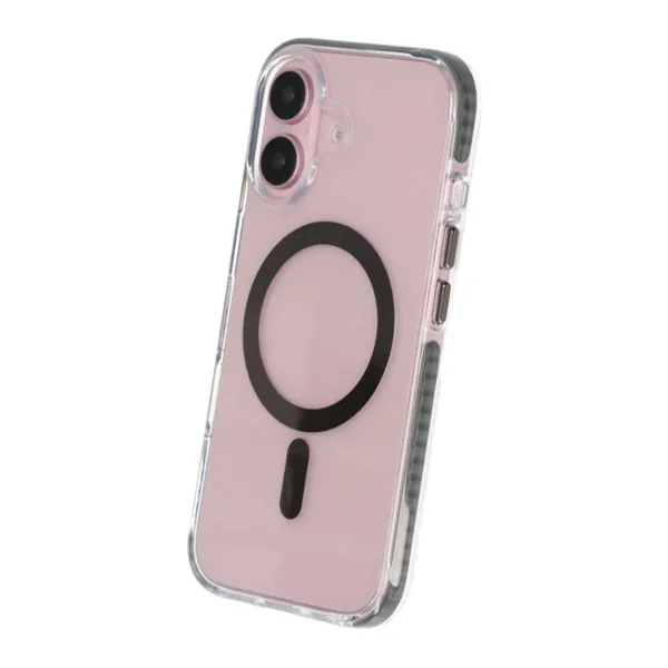 iPhone 16 Plus Mobilskal Magnet Dubbelskydd - Grå - Bild 5