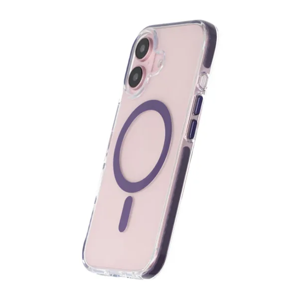 iPhone 16 Plus Mobilskal Magnet Dubbelskydd - Lila - Bild 5
