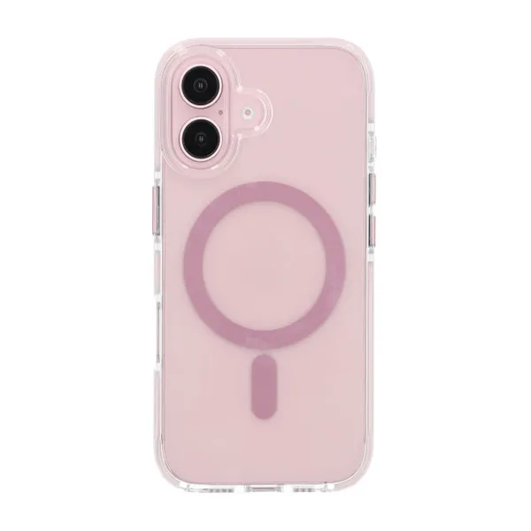 iPhone 16 Plus Mobilskal Magnet Dubbelskydd - Rosa - Bild 3