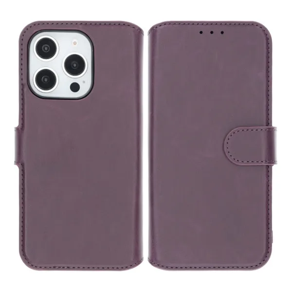 iPhone 16 Pro Plånboksfodral Magnet Rvelon - Lila