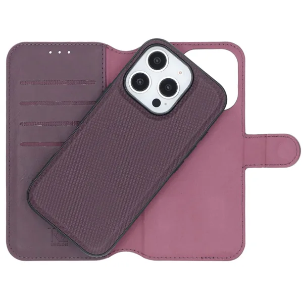 iPhone 16 Pro Plånboksfodral Magnet Rvelon - Lila - Bild 2