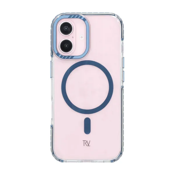iPhone 16 Rvelon Mobilskal Magnet Förstärkt - Blå - Bild 3