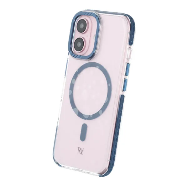 iPhone 16 Rvelon Mobilskal Magnet Förstärkt - Blå - Bild 5