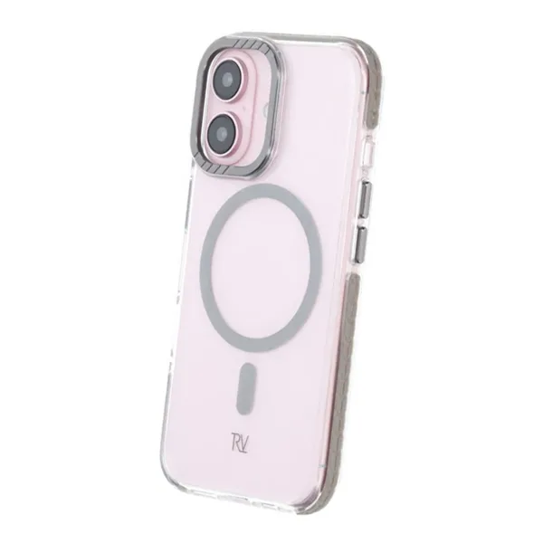 iPhone 16 Rvelon Mobilskal Magnet Förstärkt - Grå - Bild 4
