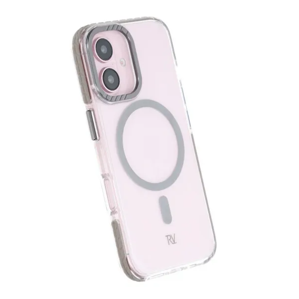 iPhone 16 Rvelon Mobilskal Magnet Förstärkt - Grå - Bild 5