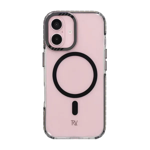 iPhone 16 Rvelon Mobilskal Magnet Förstärkt - Svart - Bild 3