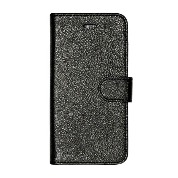 iPhone 6/6S Plånboksfodral Läder med Stativ - Svart - Bild 4