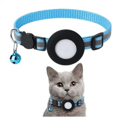 SiGN AirTag halsband för katt & hund - Blå